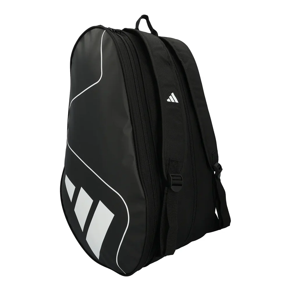 Adidas Carbon Control Padel Racket Bag - Black/White - Image 2