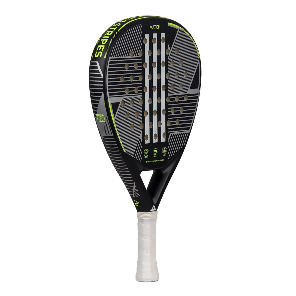 Adidas Match 3.3 Padel Racket - Black/Lime - Image 2