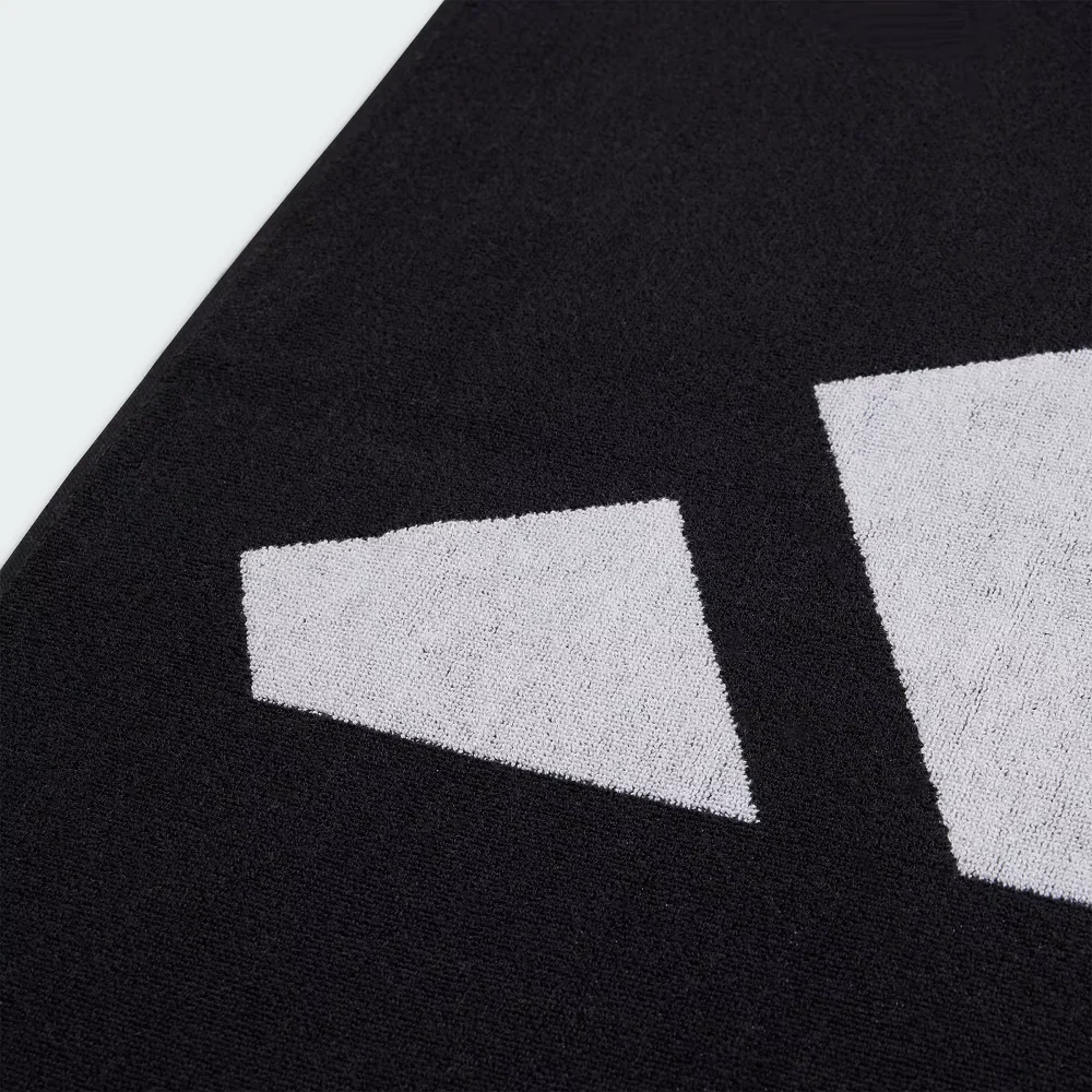 Adidas Large Towel - Black - Image 2