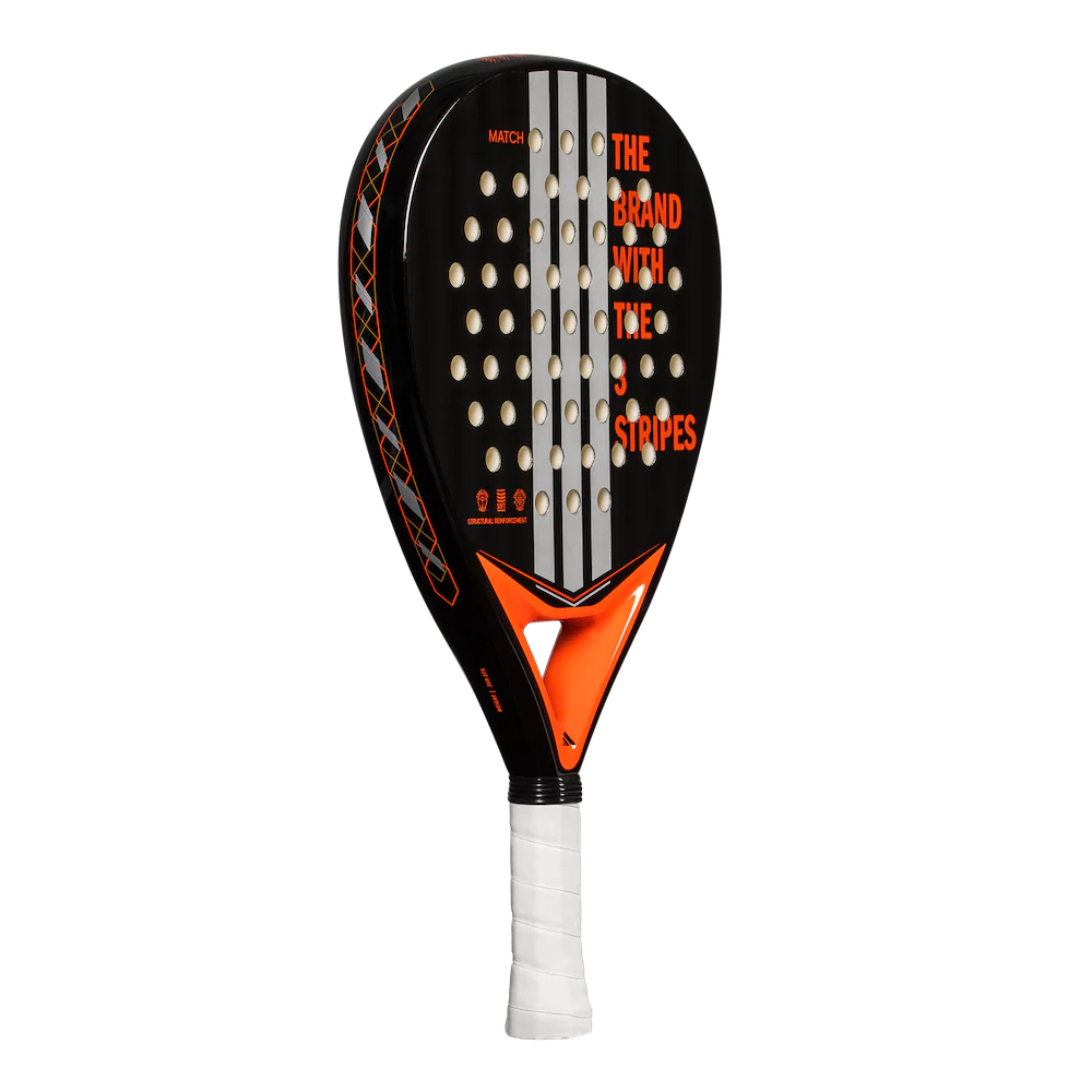 Adidas Match Padel Racket - Black/Orange - Image 2