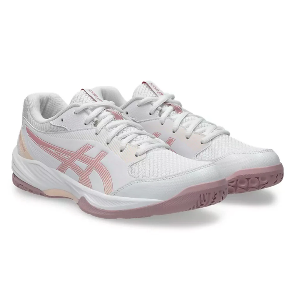 ASICS Gel Task 4 Womens Tennis Shoes - White/Morganite - Image 2