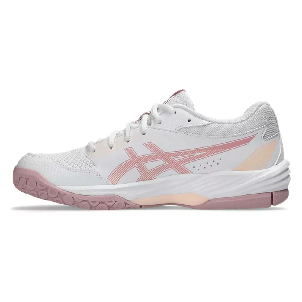 ASICS Gel Task 4 Womens Tennis Shoes - White/Morganite - Image 3