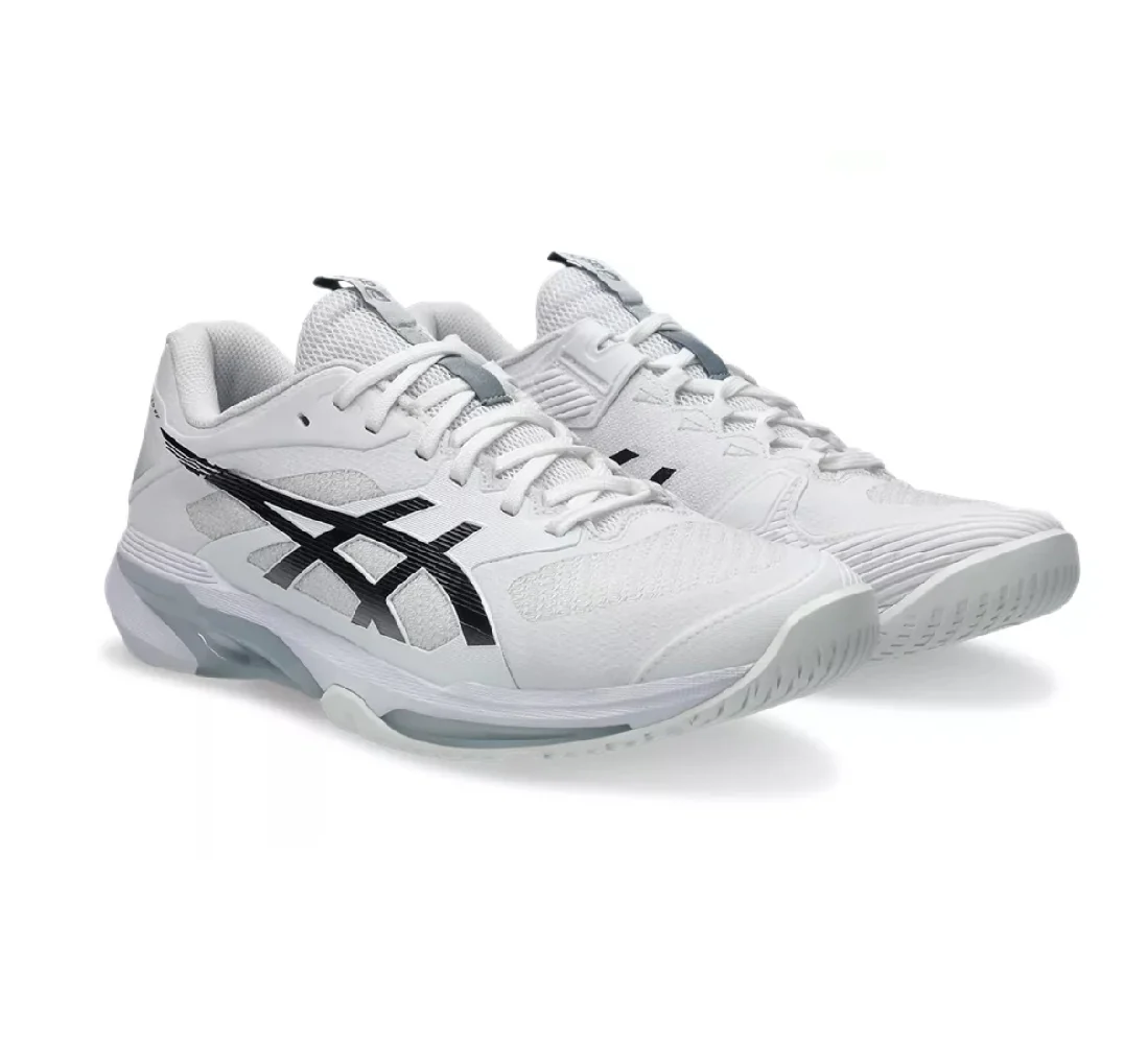 ASICS Solution Speed FF 4 Mens Tennis Shoes - White/Black - Image 5
