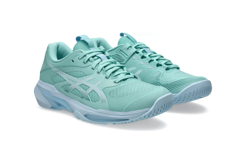 ASICS Solution Speed FF 4 Womens Tennis Shoes - Oasis Green/Light Blue - 2026 - Image 2