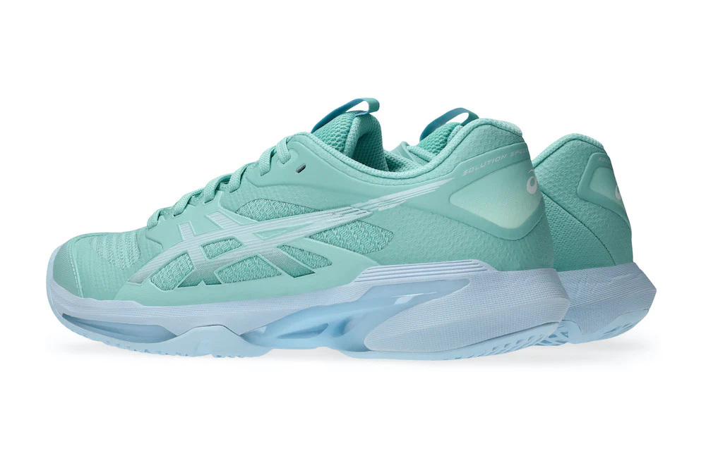 ASICS Solution Speed FF 4 Womens Tennis Shoes - Oasis Green/Light Blue - 2026 - Image 3