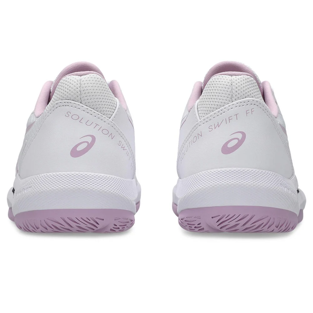ASICS Solution Swift FF Womens Tennis Shoes - White/Lilac - Image 4