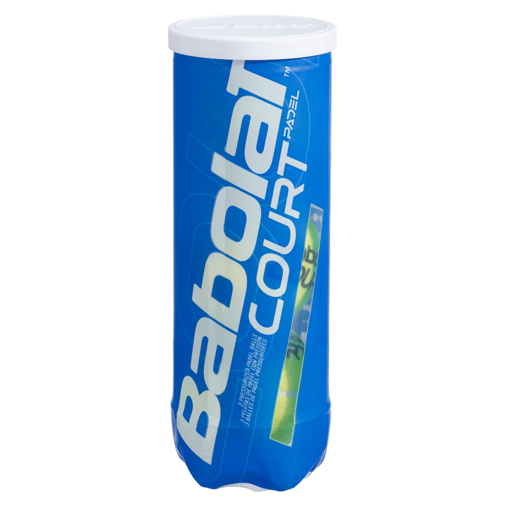 Babolat Court Padel Balls - 1 Tube (3 Balls)