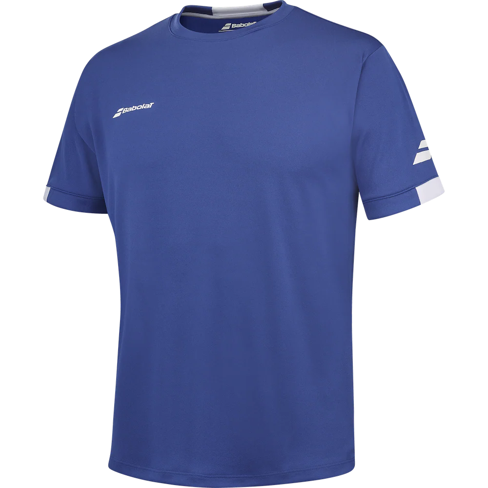 Babolat Boys Play Crew Neck Tee - Sodalite Blue - Image 2