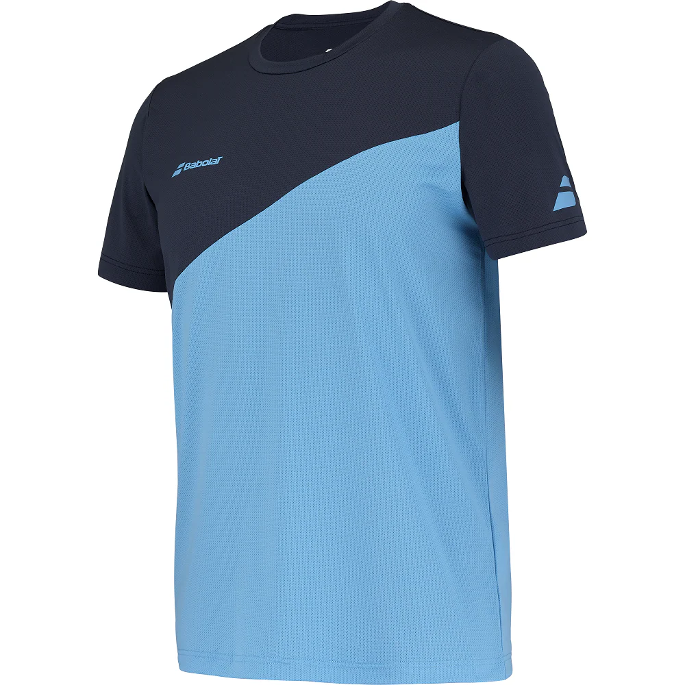 Babolat Drive Crew Neck Tee - Drive Blue - Image 2