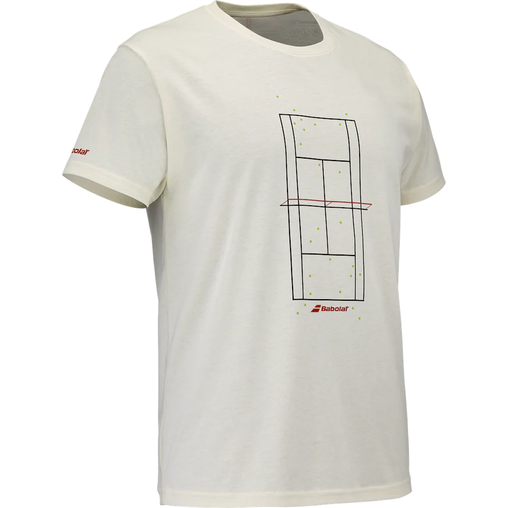 Babolat Exercise Graphic T-Shirt - Cannoli Cream - Image 2