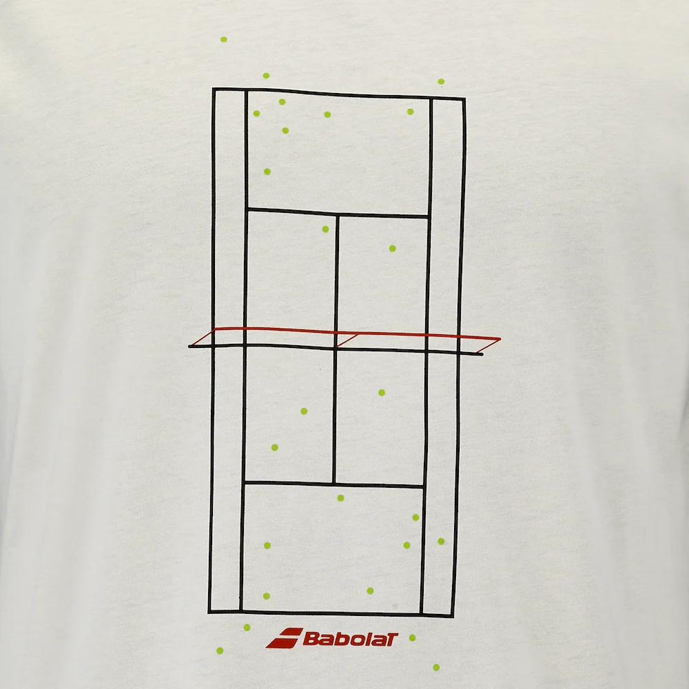 Babolat Exercise Graphic T-Shirt - Cannoli Cream - Image 4