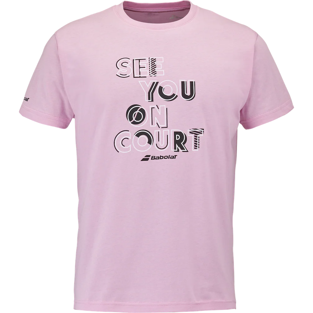 Babolat Exercise Graphic T-Shirt - Lilac Sachet