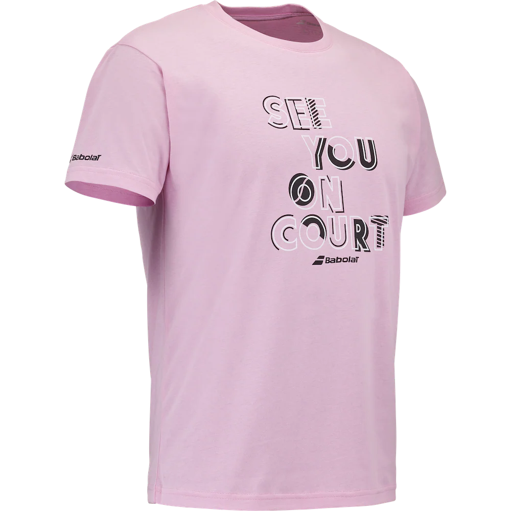 Babolat Exercise Graphic T-Shirt - Lilac Sachet - Image 2