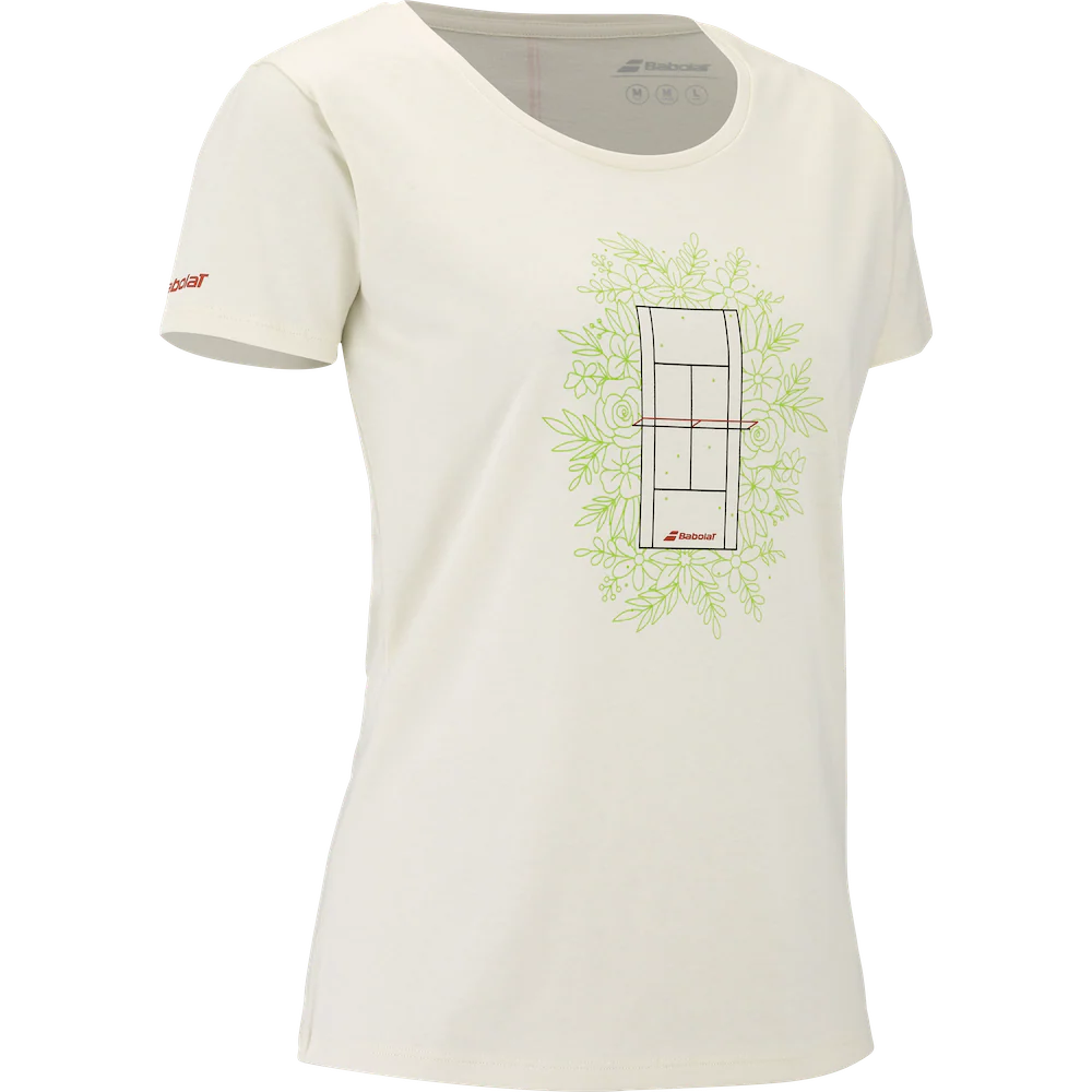 Babolat Exercise Women's Tee - Cannoli Cream - Image 2