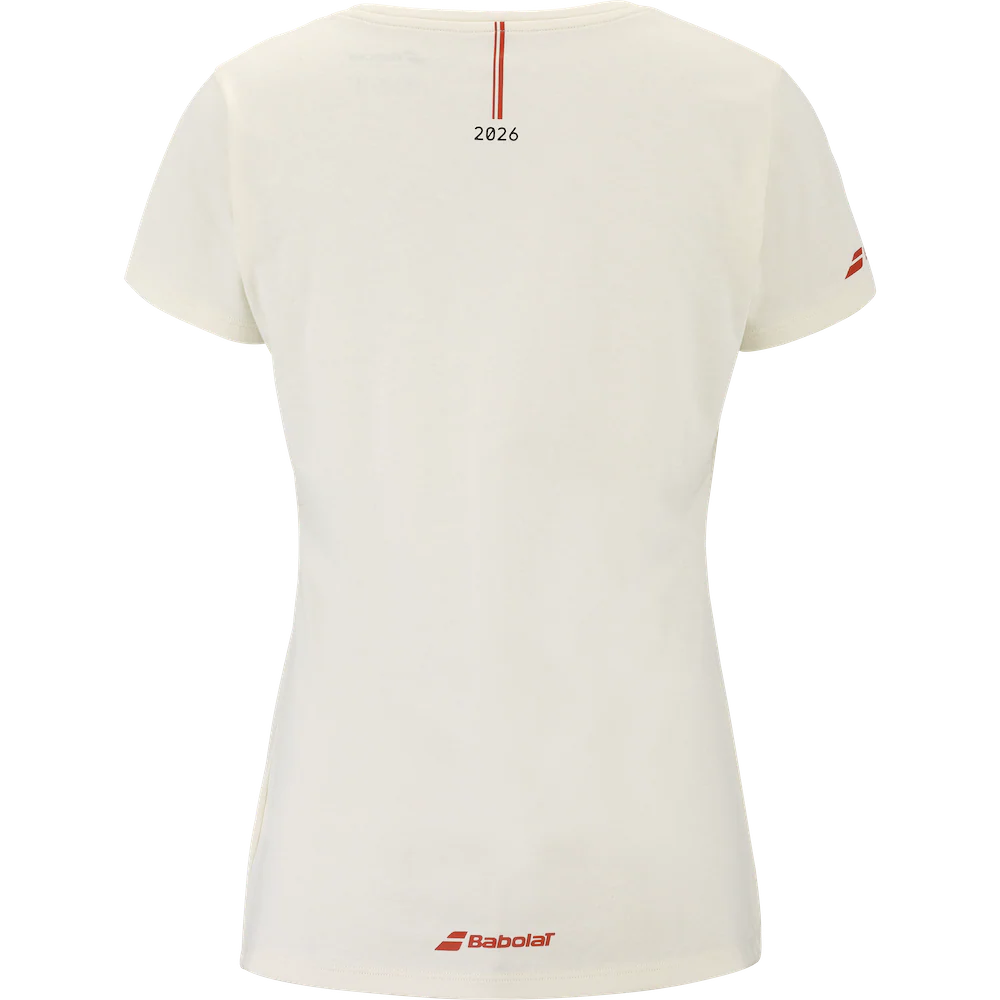 Babolat Exercise Women's Tee - Cannoli Cream - Image 3