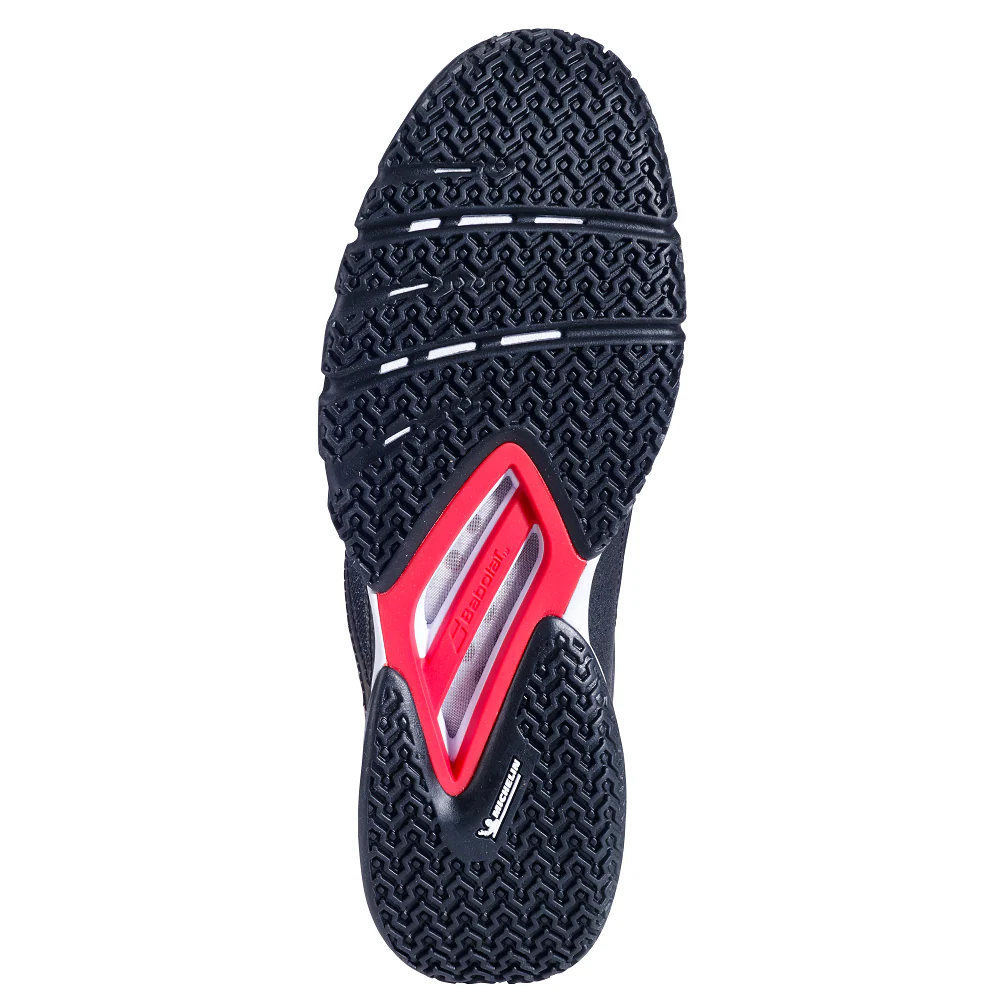 Babolat Jet Premura 2 Men's Padel Shoes - Black/Tomato Red - Image 4