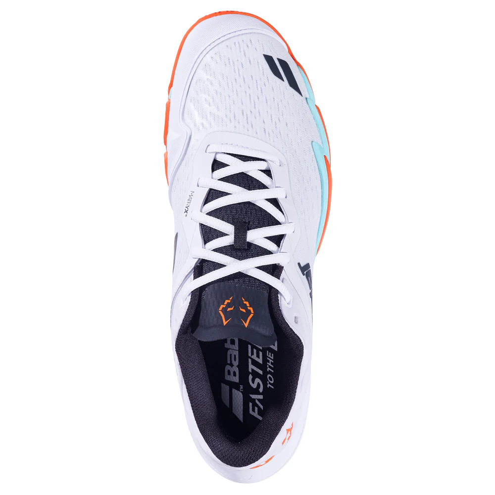 Babolat Premura 3 Lebron Men's Padel Shoes - White/Orange - Image 4