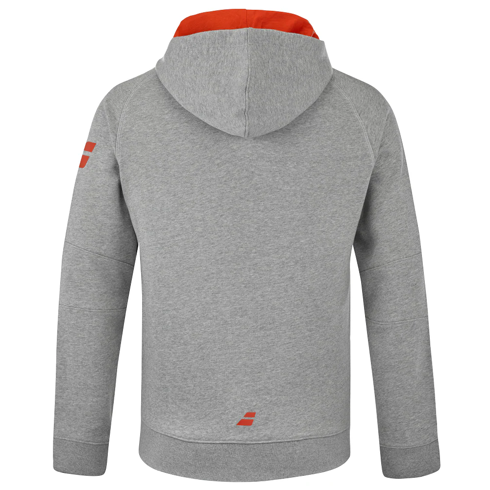 Babolat Men's Exercise Hooded Jacket - Grey - Image 2