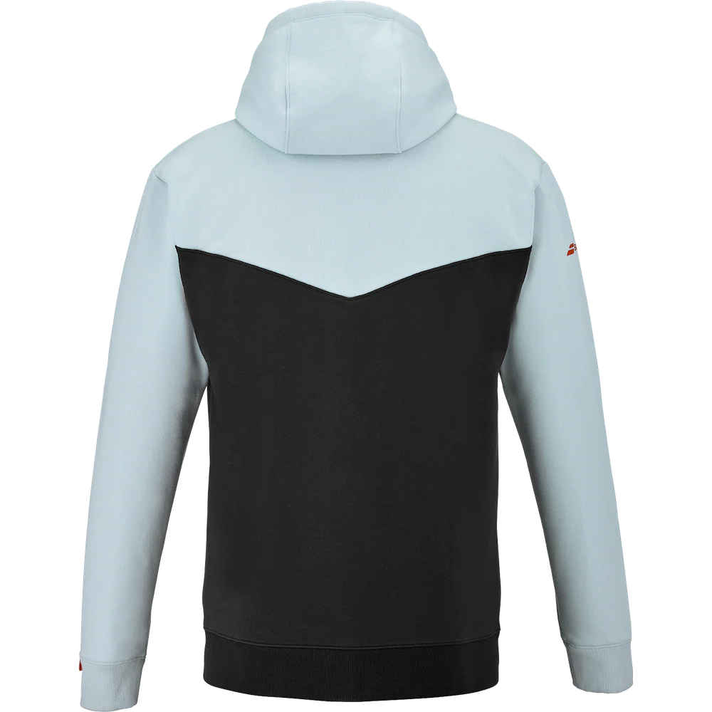 Babolat Men's Exercise Hooded Sweat - Illusion Blue - Image 3