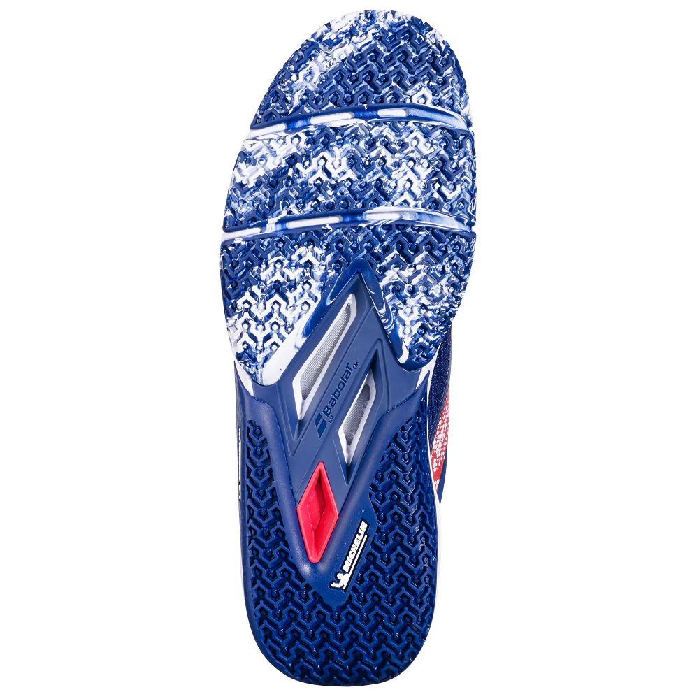 Babolat Movea 2 Men's Padel Shoes - Dark Blue/ Chilli Red - Image 4