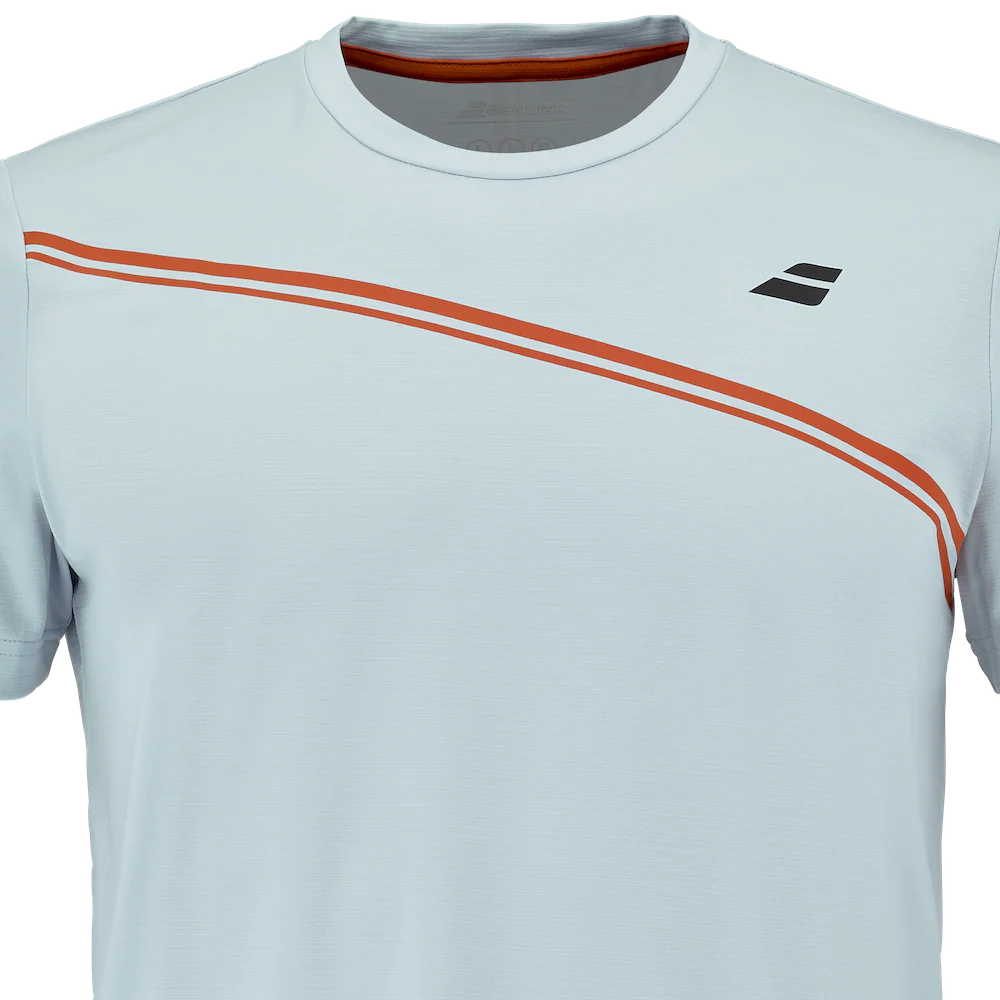 Babolat Play Crew Neck T-Shirt - Illusion Blue - Image 4
