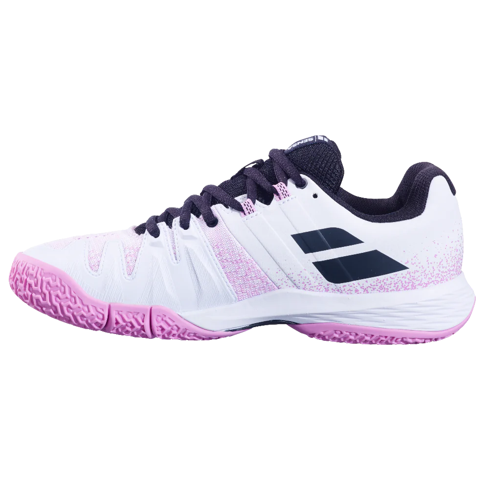 Babolat Sensa 2 Women's Padel Shoes - White/Lilac - Image 3