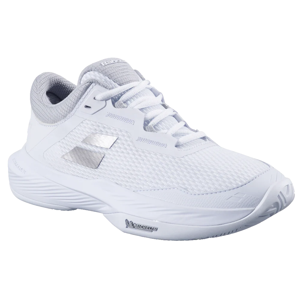 Babolat SFX 4 All Court Women's Tennis Shoes - White Silver - Image 2
