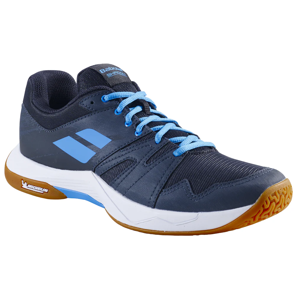 Babolat Shadow Team 2 Men's Badminton Shoes - Black/Blue - Image 2