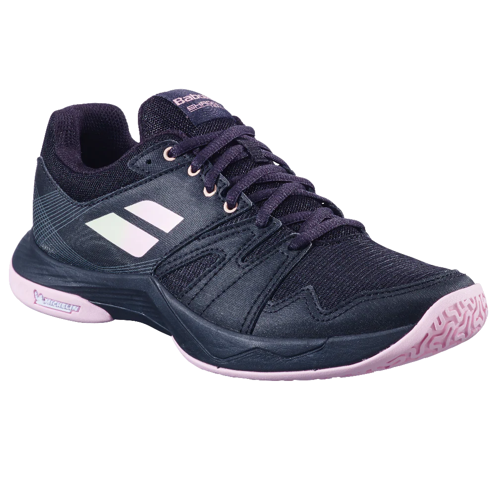 Babolat Shadow Team 2 Women's Badminton Shoes - Black/Pink - Image 2