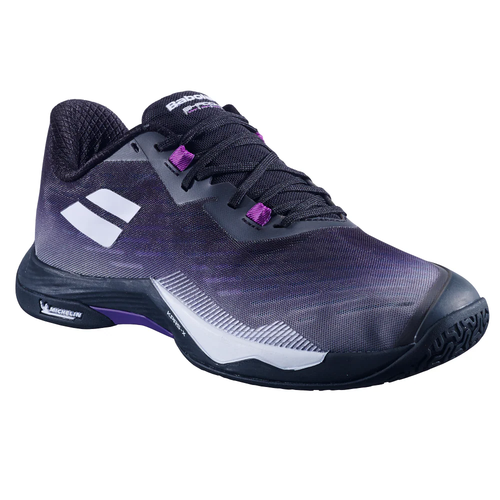 Babolat Shadow Tour 5 Women's Badminton Shoes - Black/Purple - Image 2