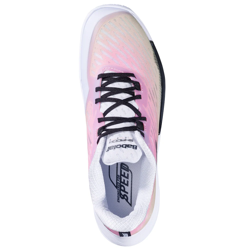 Babolat Shadow Tour 5 Women's Badminton Shoes - Pink/Green - Image 4