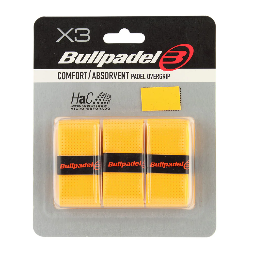 Bullpadel Comfort/Absorbent Padel Overgrip - Pack of 3 - Image 3
