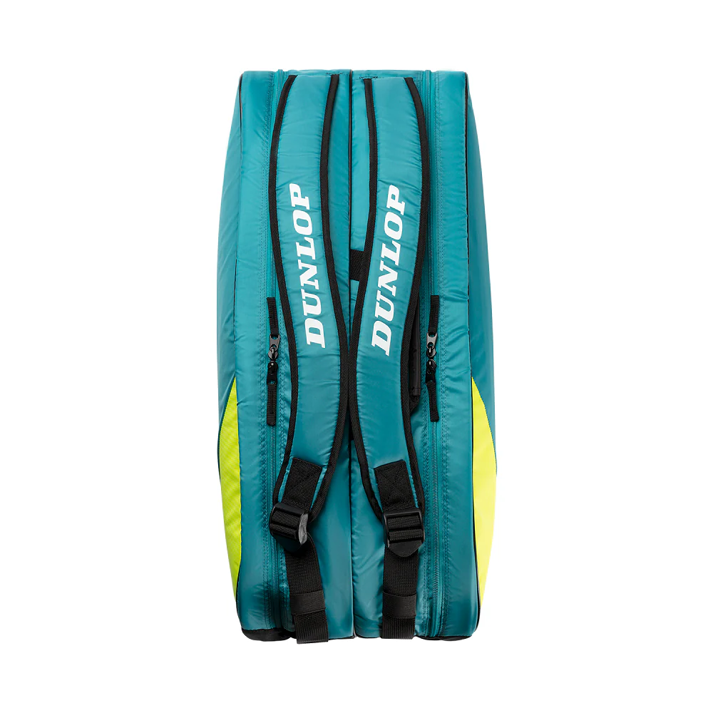 Dunlop SX Club 10 Tennis Racket Bag - Teal/Yellow - Image 3