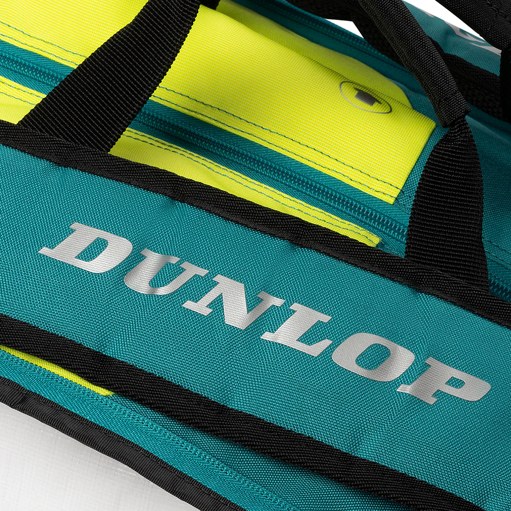 Dunlop SX Performance 12 Tennis Racket Bag - Teal/Yellow - Image 6