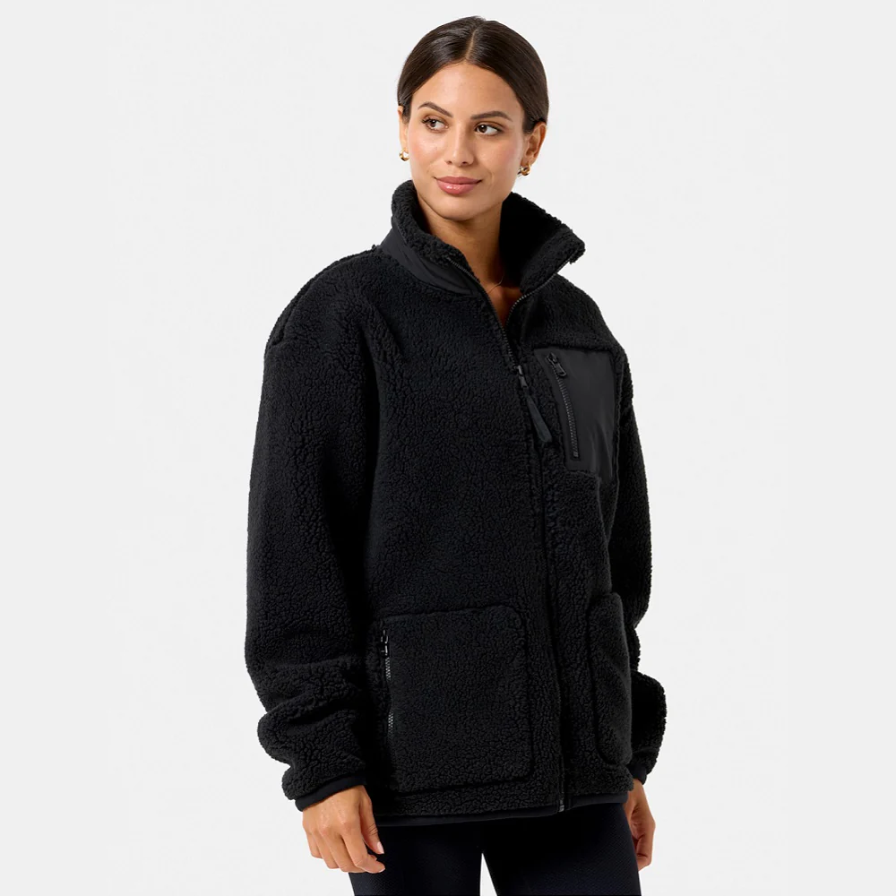 Gym + Coffee Industry Fleece Jacket - Unisex - Black