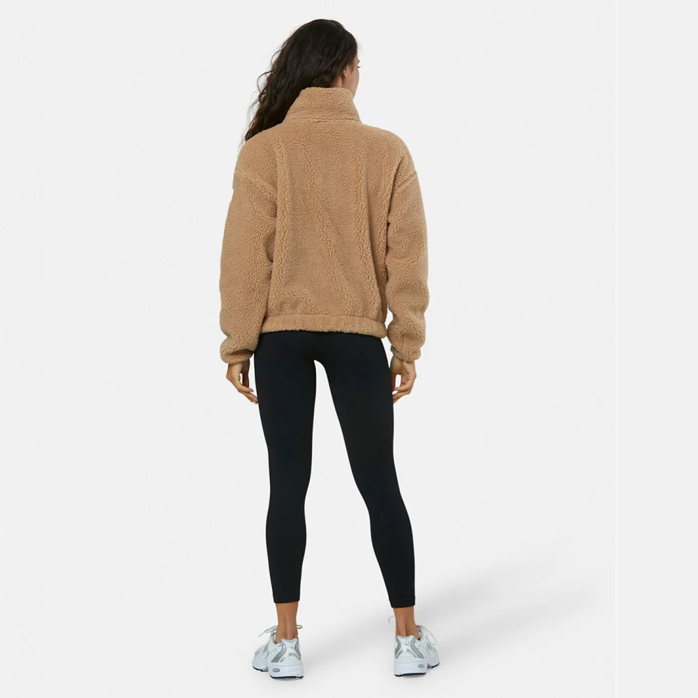 Gym + Coffee Industry High Collar Jacket - Sandstone - Image 2