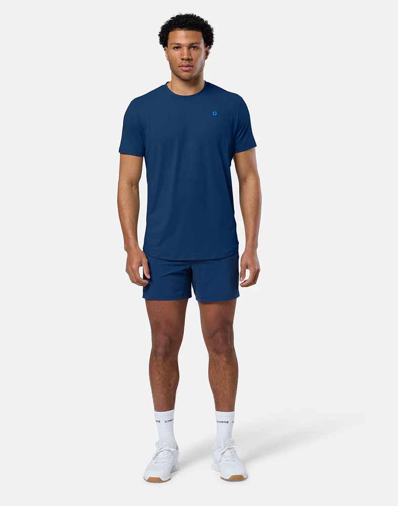 Gym + Coffee Men's Coffee Tee - Petrol Blue - Image 2