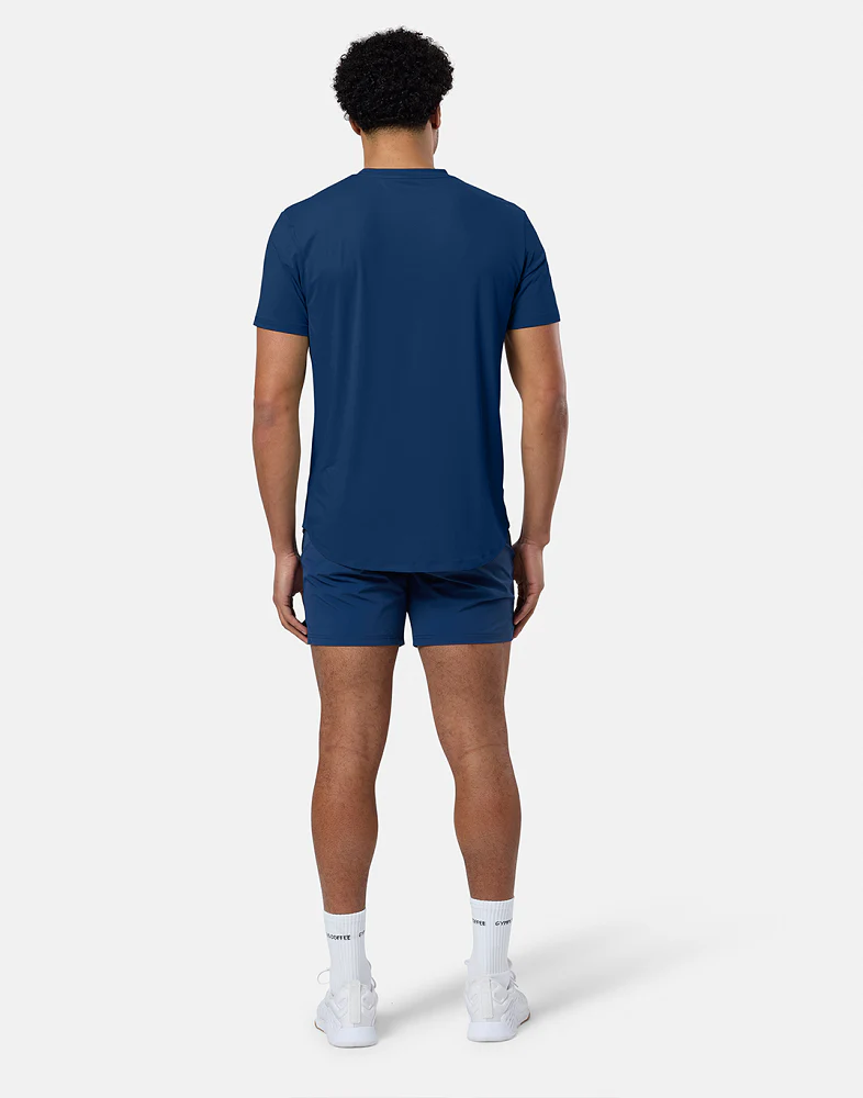 Gym + Coffee Men's Coffee Tee - Petrol Blue - Image 5