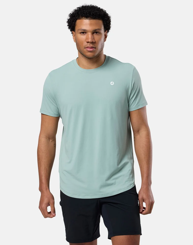 Gym + Coffee Men's Coffee Tee - Summer Green - Image 2