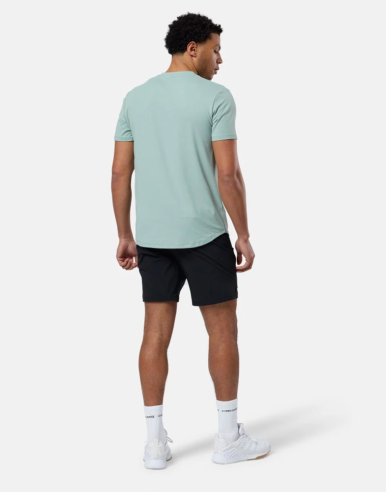 Gym + Coffee Men's Coffee Tee - Summer Green - Image 3