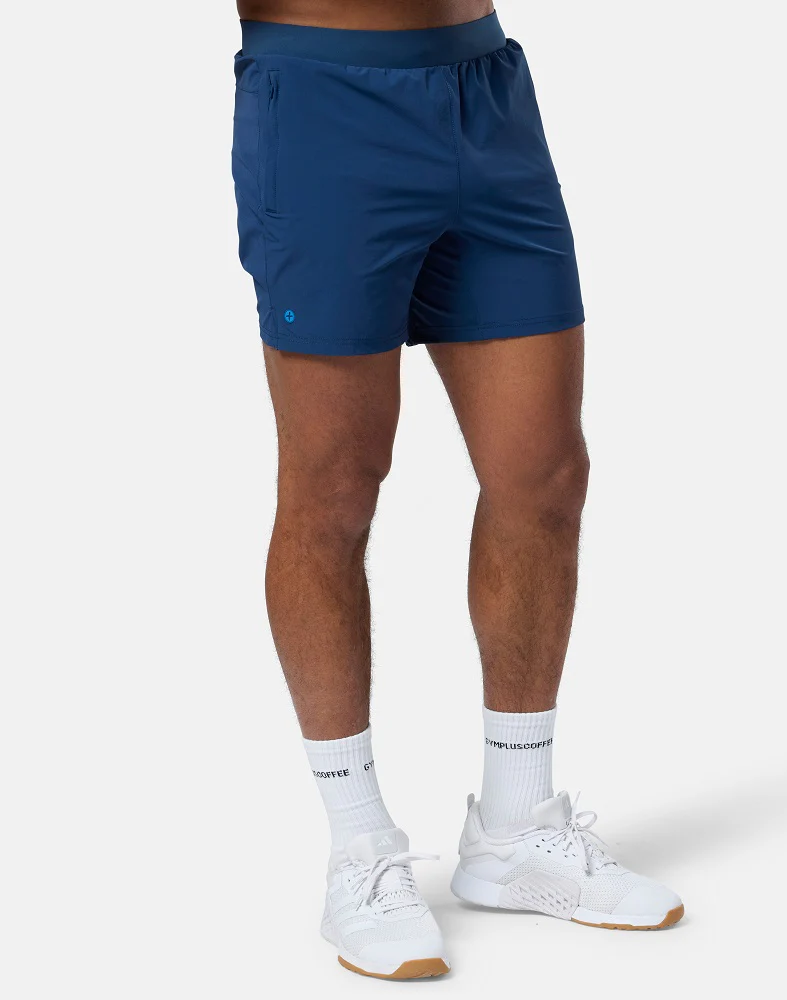 Gym + Coffee Men's Essential 6" Shorts - Petrol Blue - Image 2