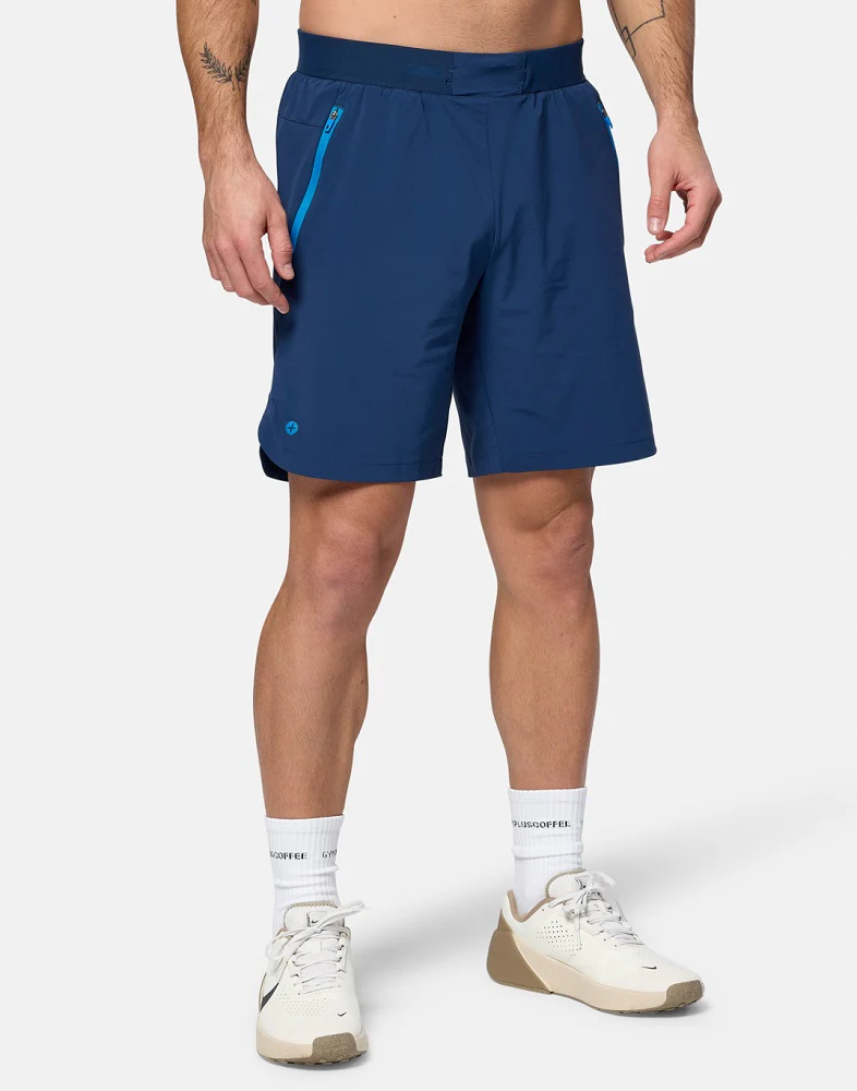 Gym + Coffee Men's Relentless Shorts - Petrol Blue - Image 4