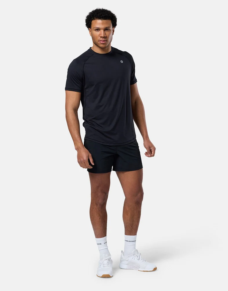 Gym + Coffee Men's Relentless Tee - Black