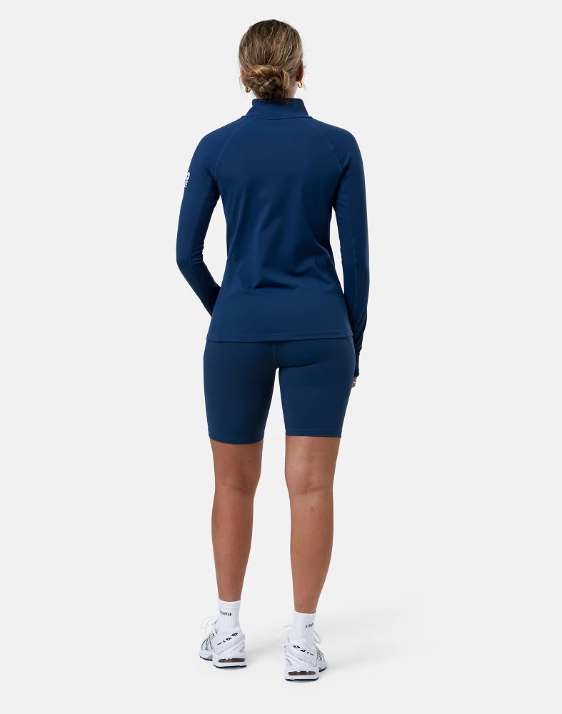 Gym + Coffee Relentless Women's 1/4 Zip Jacket - Petrol Blue - Image 3