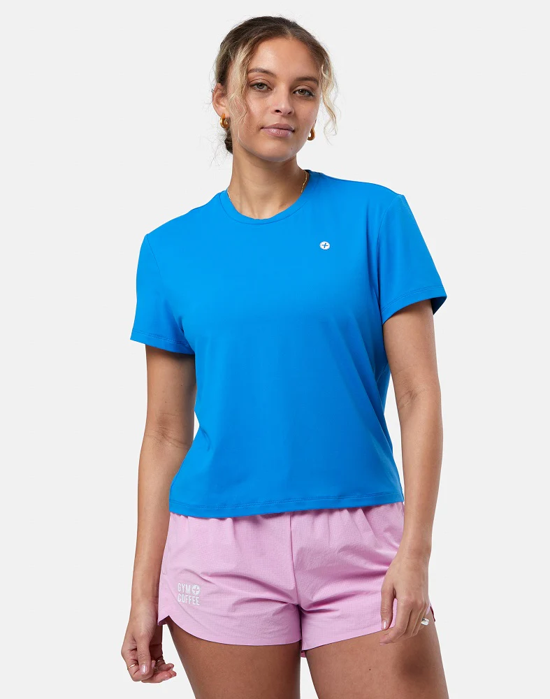 Gym + Coffee Women's Coffee Tee - Sky Blue - Image 4
