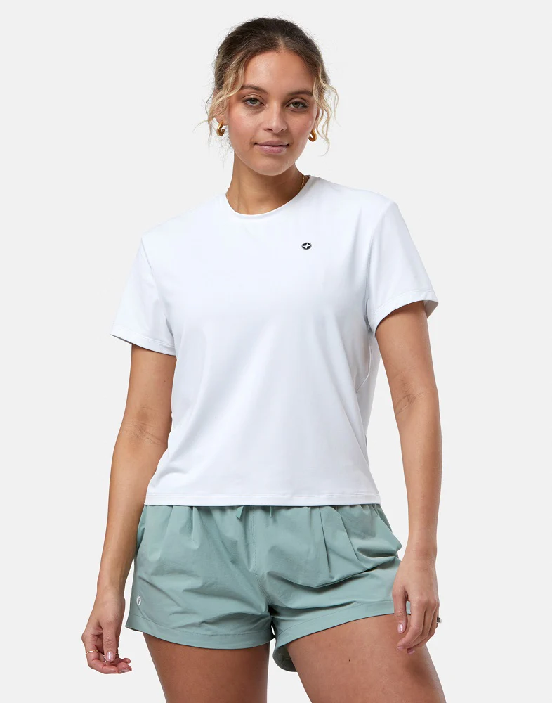 Gym + Coffee Women's Coffee Tee - White