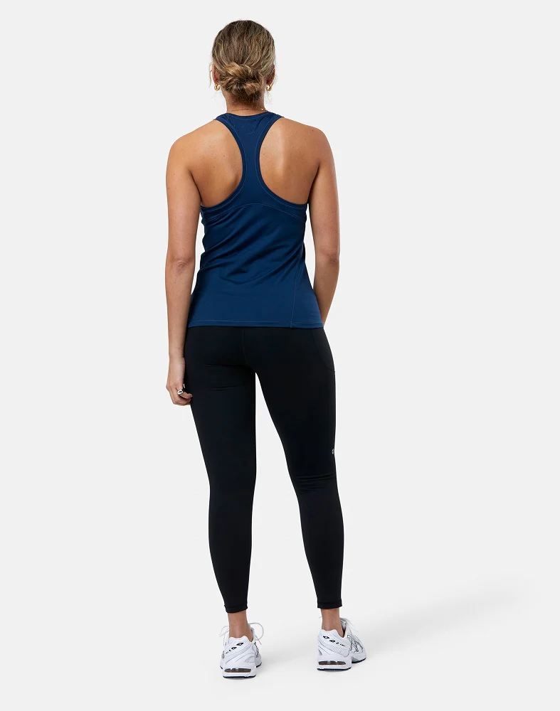 Gym + Coffee Women's Relentless Racer Back Vest - Petrol Blue - Image 10