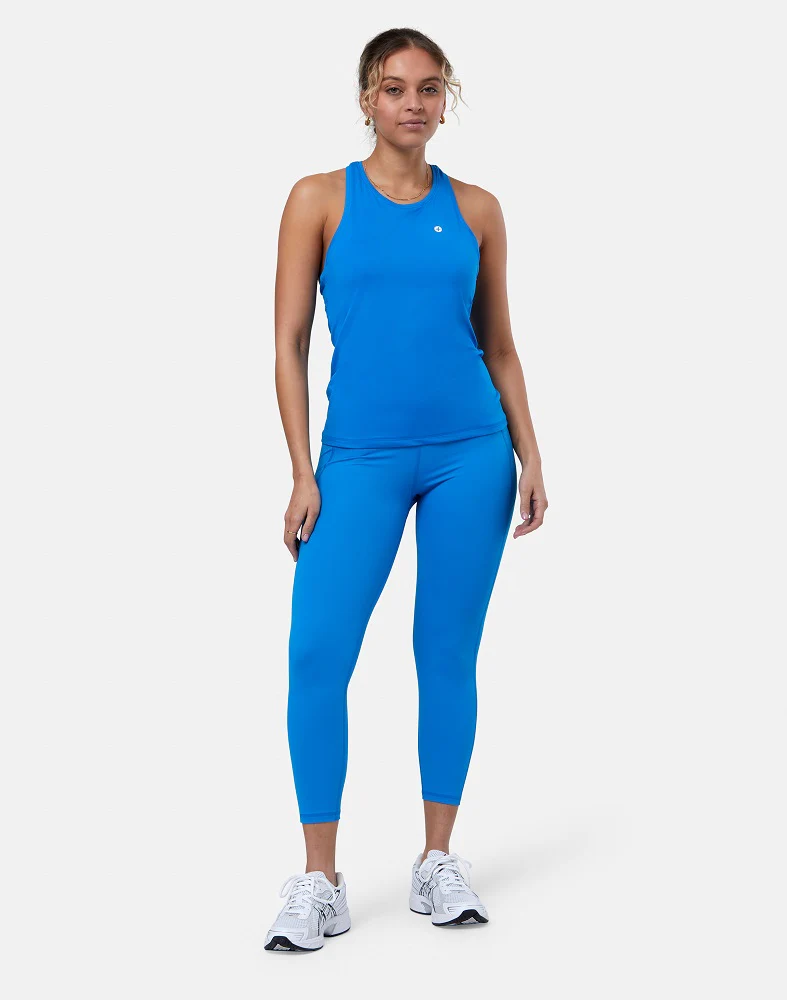 Gym + Coffee Women's Relentless Racer Back Vest - Sky Blue - Image 2