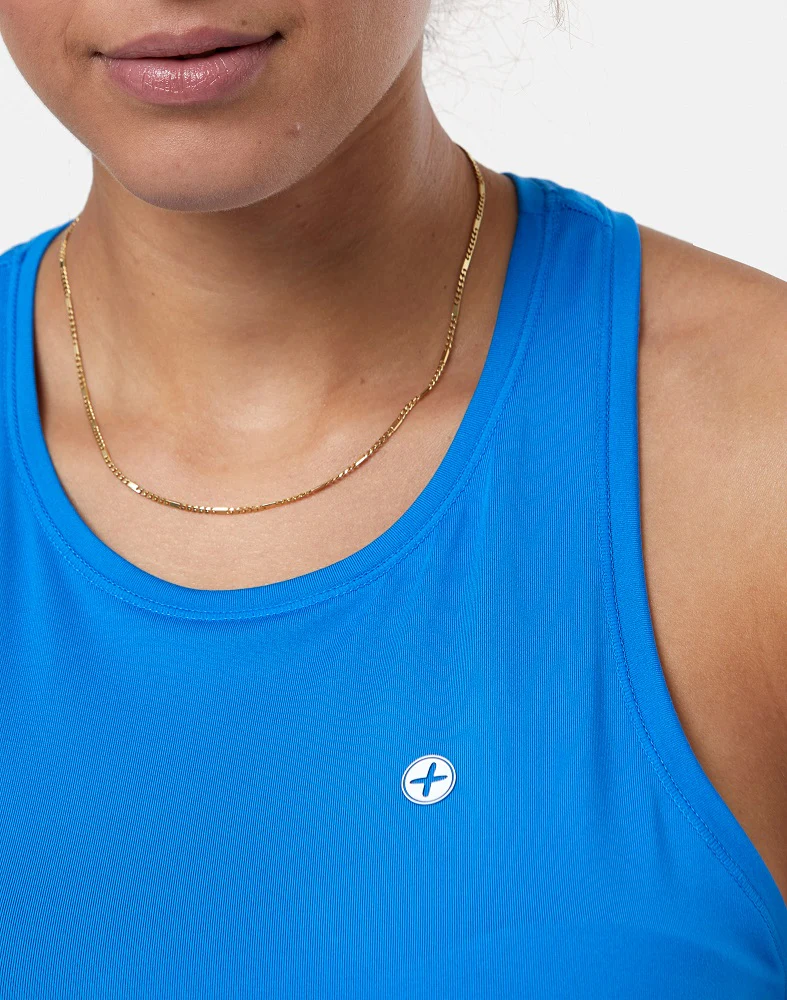 Gym + Coffee Women's Relentless Racer Back Vest - Sky Blue - Image 3