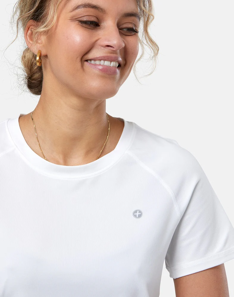 Gym + Coffee Women's Relentless Tee - White - Image 8